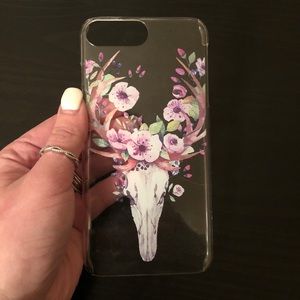 Bull skull iPhone 6plus/6Splus/7plus phone case